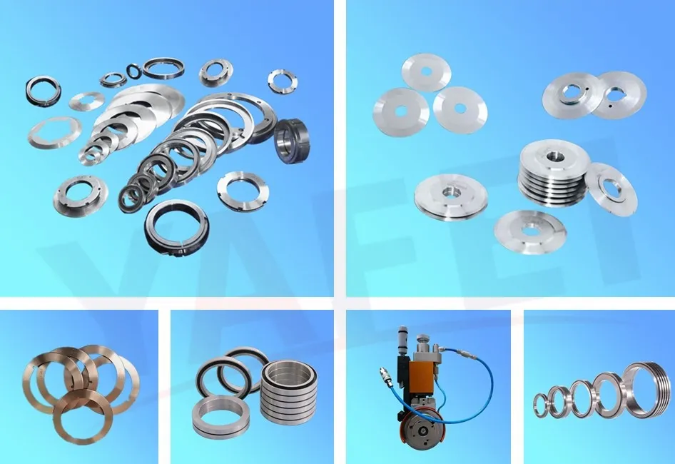 열정 OEM/ODM 디스크 커터 골판지 Bhs 면도날 슬리터 원형 절단 칼 텅스텐 카바이드 슬리팅 블레이드 4